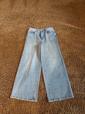 Time and Tru Light Blue Wide Leg Jeans